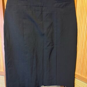 New York & Company Elegant Black Pencil Skirt